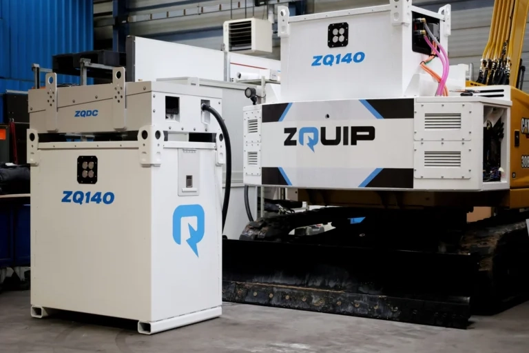 Auf der bauma wird ein markenübergreifendes Batteriewechselsystem vorgestellt