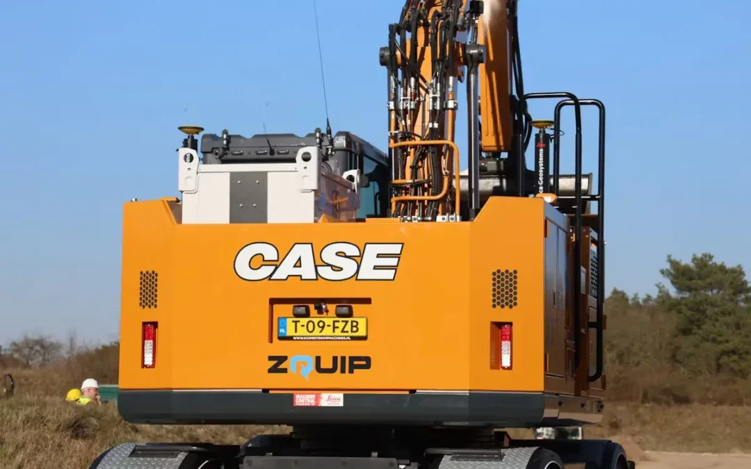 Case excavators work electrically and in hybrid mode
