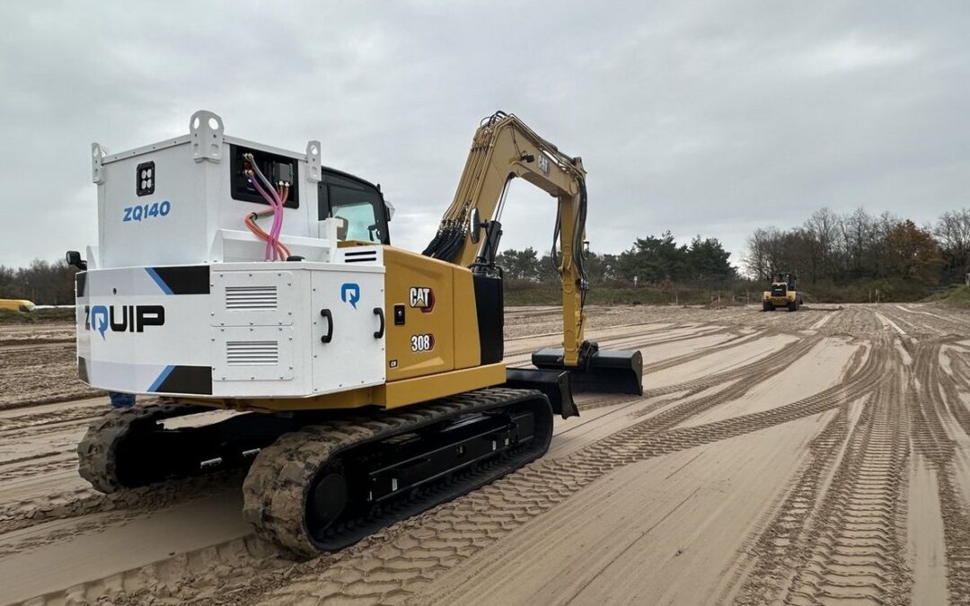 Modulair voedingssysteem voor ZQuip bouwmachines